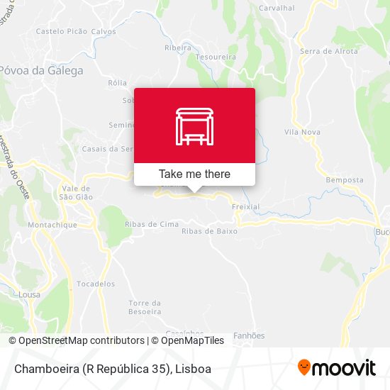 Chamboeira (R República 35) mapa