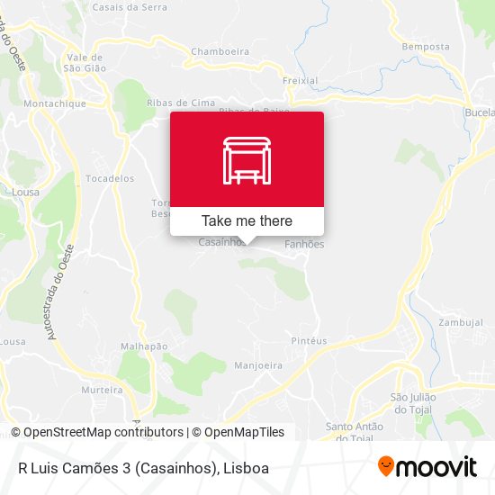 R Luis Camões 3 (Casainhos) map