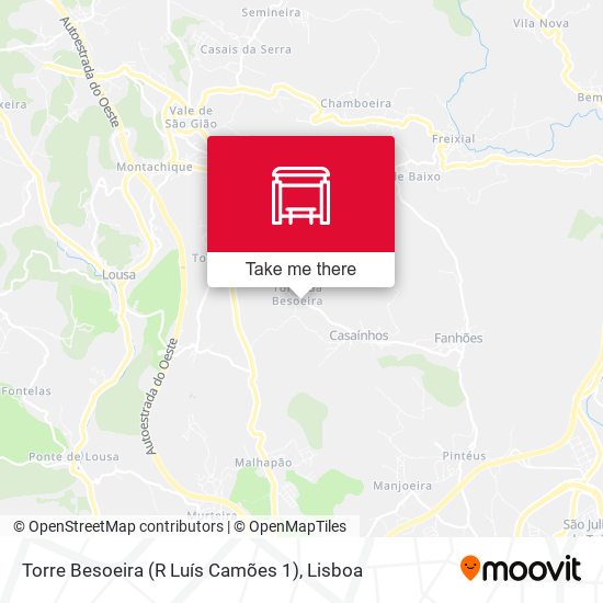 Torre Besoeira (R Luís Camões 1) mapa