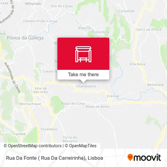 Rua Da Fonte ( Rua Da Carreirinha) map
