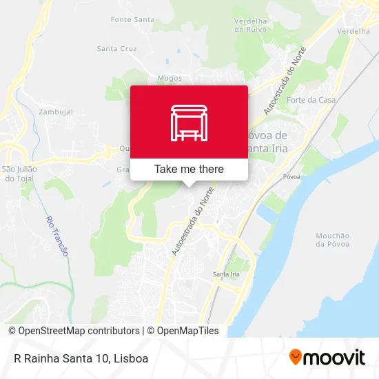 R Rainha Santa 10 map