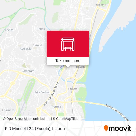 R D Manuel I 24 (Escola) mapa