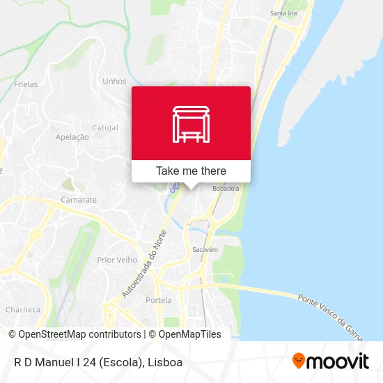 R D Manuel I 24 (Escola) map