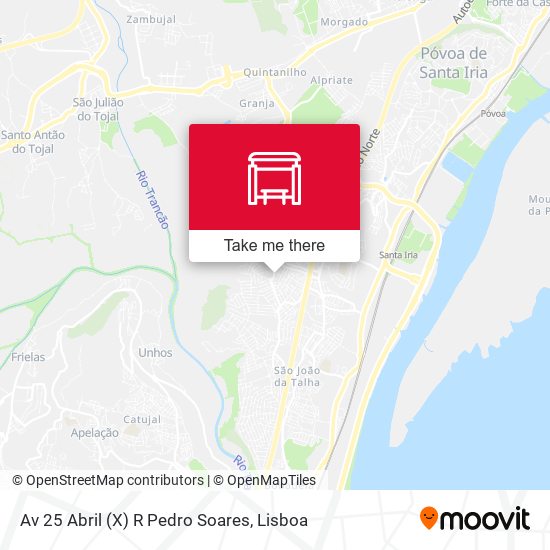 Av 25 Abril (X) R Pedro Soares map