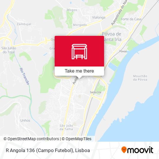R Angola 136 (Campo Futebol) mapa