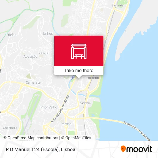 R D Manuel I 24 (Escola) map