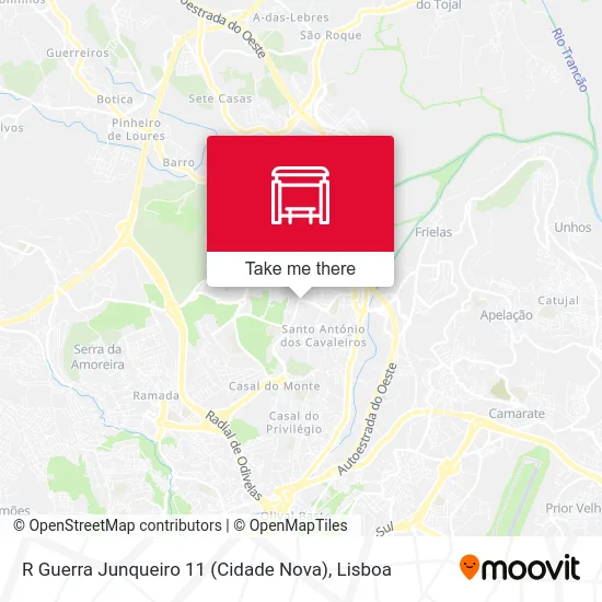 R Guerra Junqueiro 11 (Cidade Nova) map
