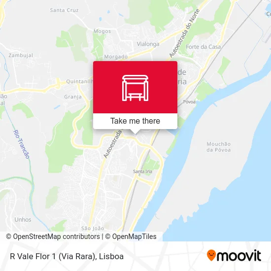 R Vale Flor 1 (Via Rara) map