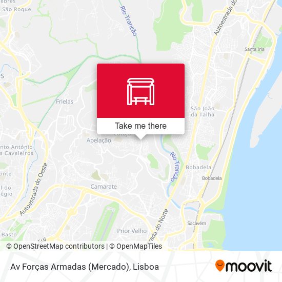 Av Forças Armadas (Mercado) map