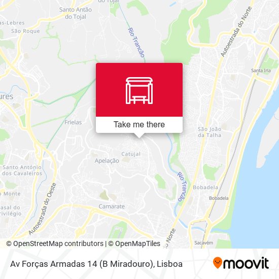 Av Forças Armadas 14 (B Miradouro) map