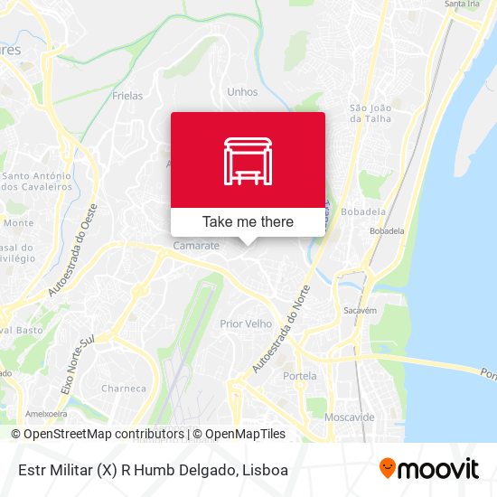 Estr Militar (X) R Humb Delgado map