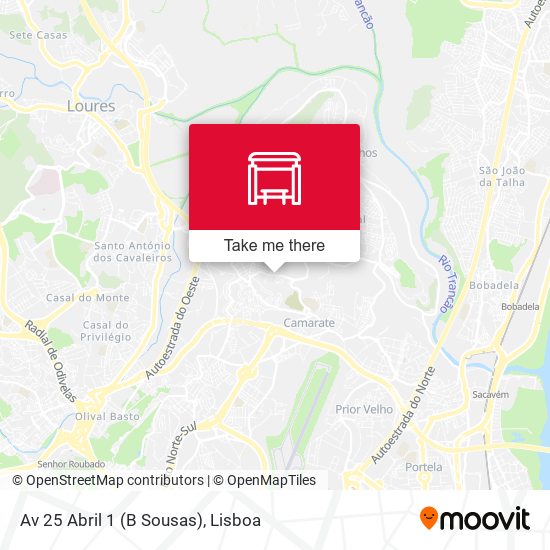 Av 25 Abril 1 (B Sousas) mapa