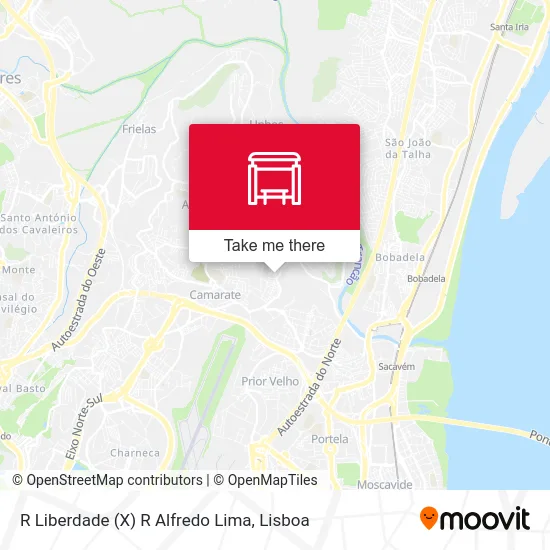 R Liberdade (X) R Alfredo Lima map