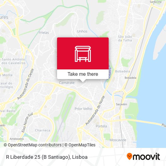 R Liberdade 25 (B Santiago) mapa