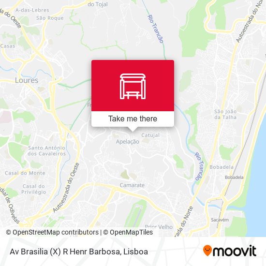 Av Brasilia (X) R Henr Barbosa map
