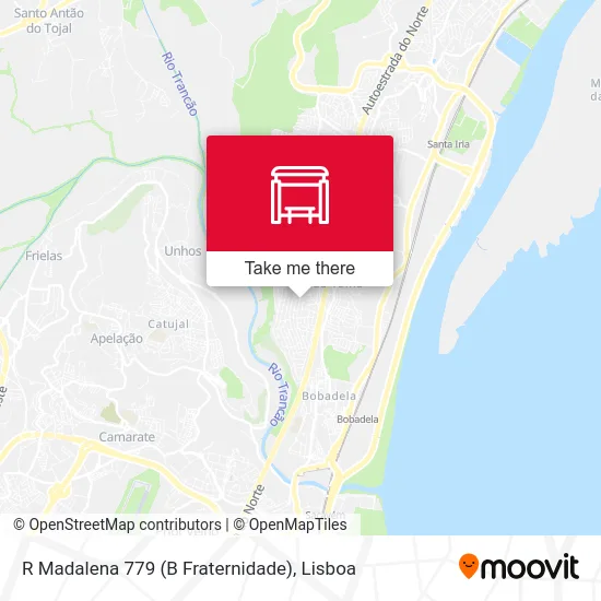 R Madalena 779 (B Fraternidade) map