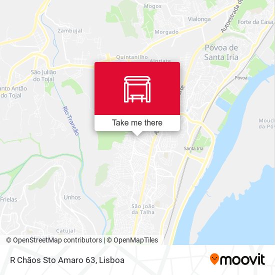 R Chãos Sto Amaro 63 mapa