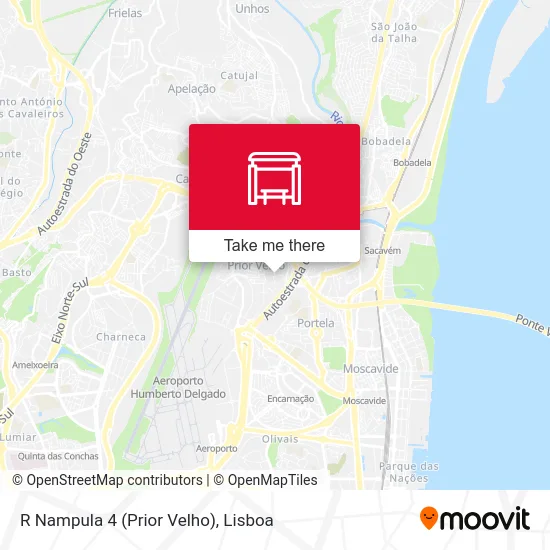 R Nampula 4 (Prior Velho) map