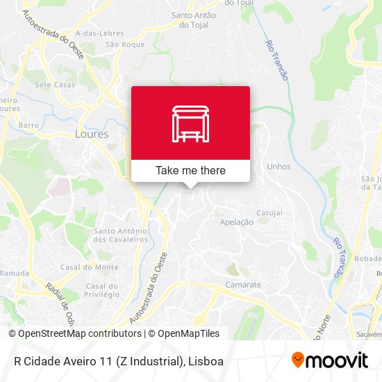 R Cidade Aveiro 11 (Z Industrial) mapa