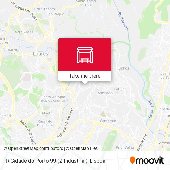 R Cidade do Porto 99 (Z Industrial) map