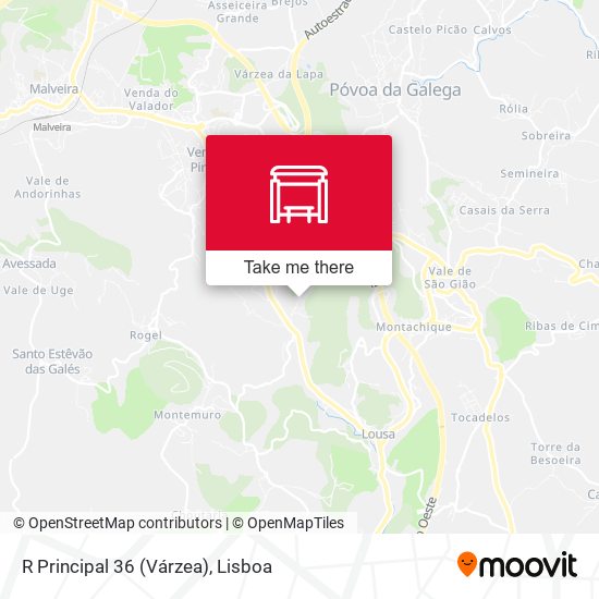 R Principal 36 (Várzea) mapa