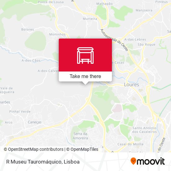R Museu Tauromáquico mapa