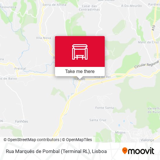 Rua Marquês de Pombal (Terminal RL) map