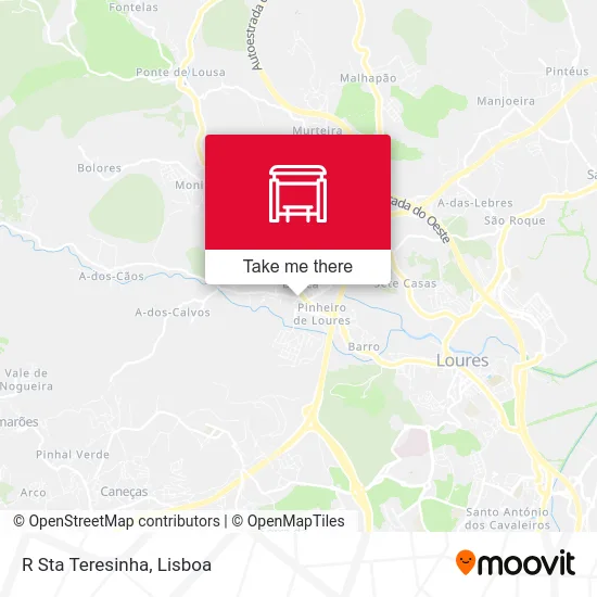 R Sta Teresinha map