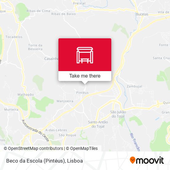 Beco da Escola (Pintéus) map
