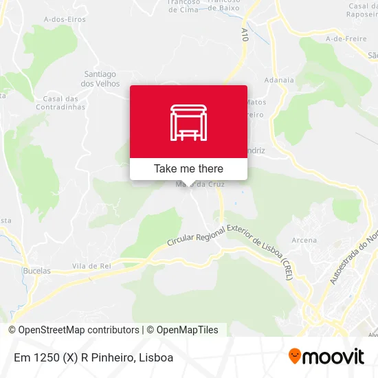 Em 1250 (X) R Pinheiro map