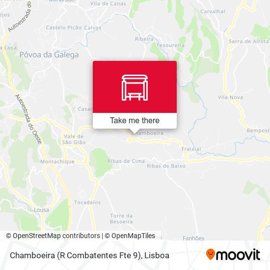 Chamboeira (R Combatentes Fte 9) map