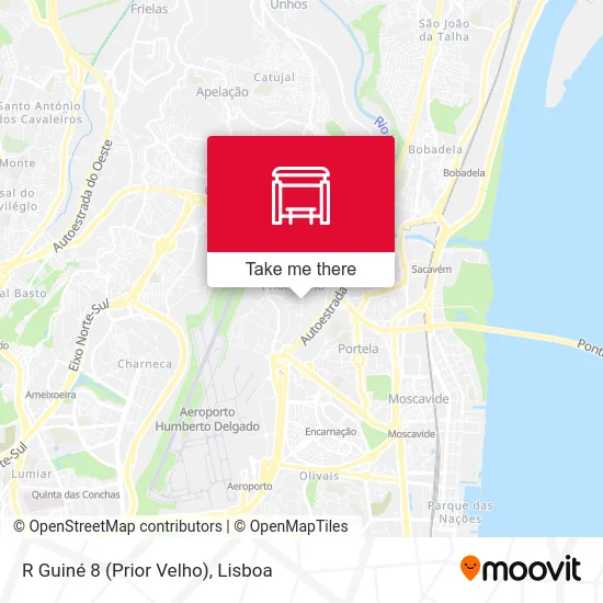 R Guiné 8 (Prior Velho) map