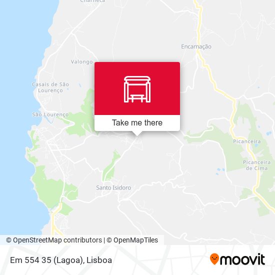 Em 554 35 (Lagoa) mapa
