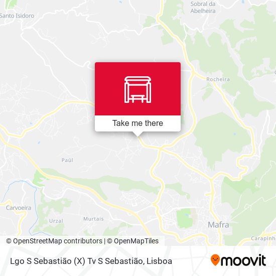 Lgo S Sebastião (X) Tv S Sebastião map