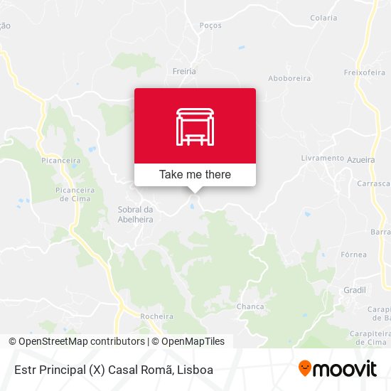 Estr Principal (X) Casal Romã map