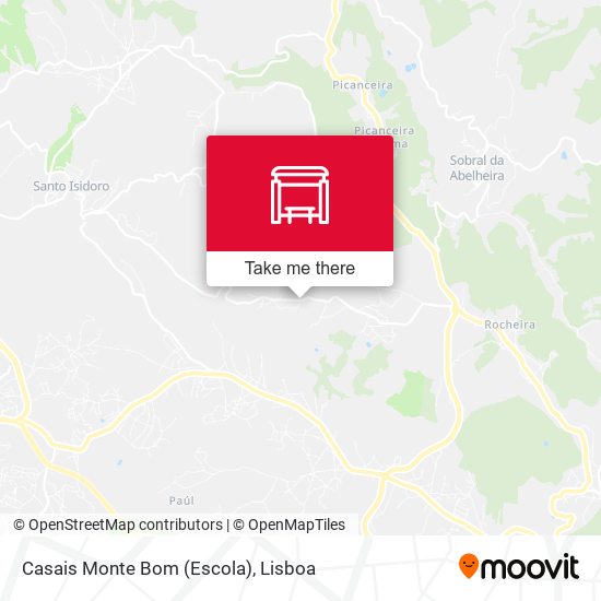 Casais Monte Bom (Escola) mapa