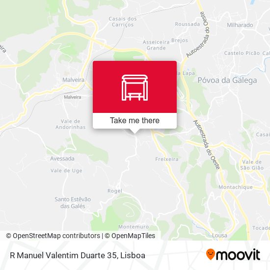R Manuel Valentim Duarte 35 mapa