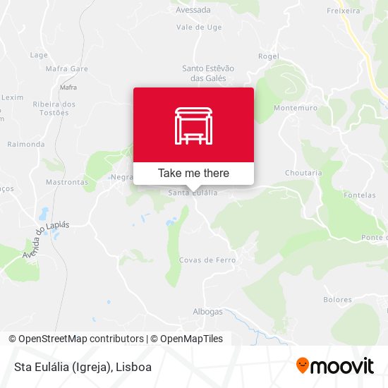 Sta Eulália (Igreja) mapa