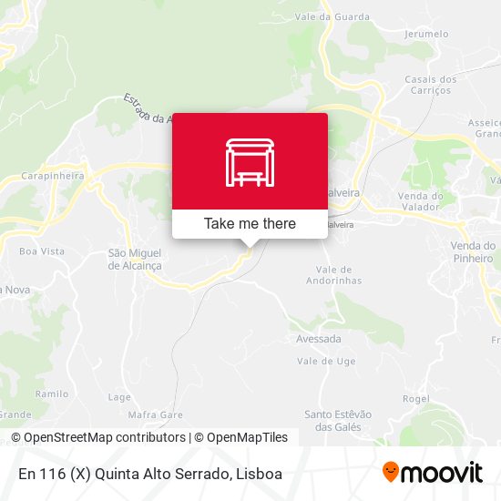 En 116 (X) Quinta Alto Serrado map