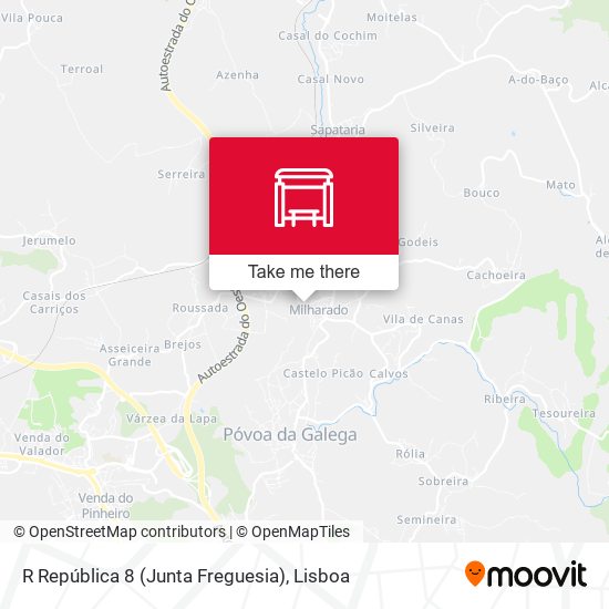 R República 8 (Junta Freguesia) mapa