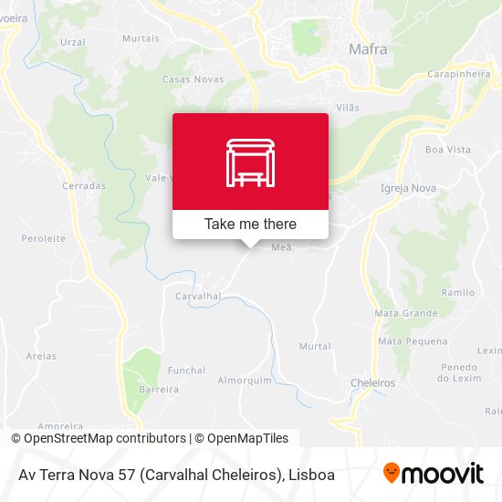 Av Terra Nova 57 (Carvalhal Cheleiros) map