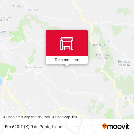 Em 620-1 (X) R da Ponte mapa