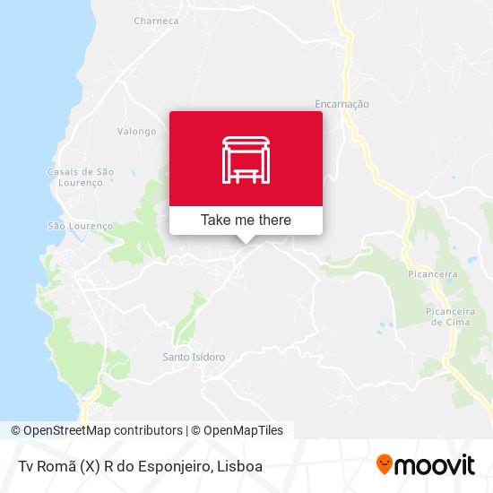 Tv Romã (X) R do Esponjeiro map