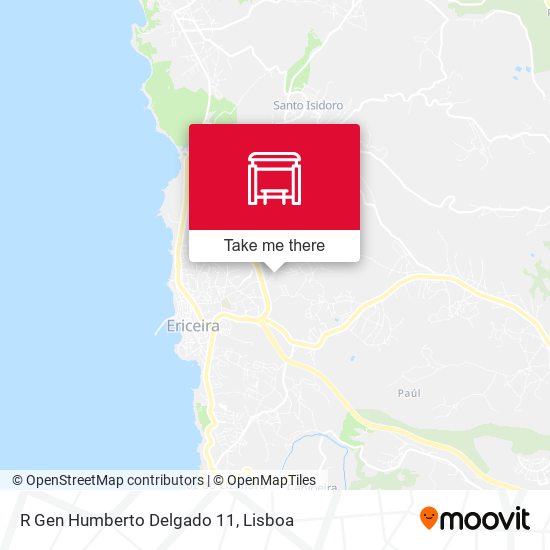 R Gen Humberto Delgado 11 mapa
