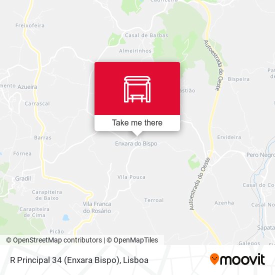 R Principal 34 (Enxara Bispo) map