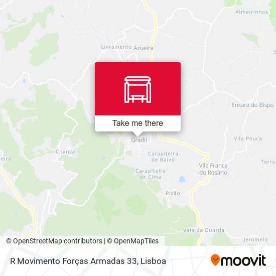 R Movimento Forças Armadas 33 mapa