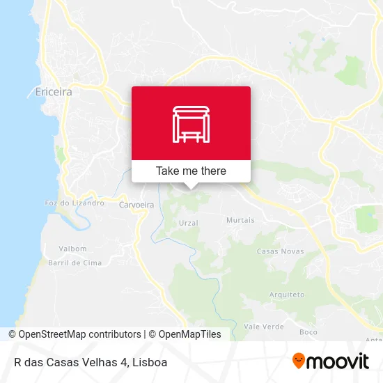 R das Casas Velhas 4 map