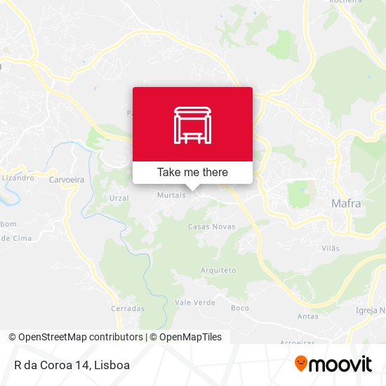 R da Coroa 14 mapa