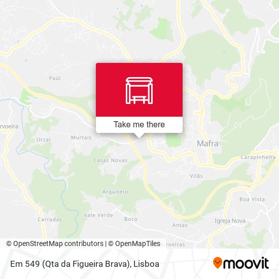 Em 549 (Qta da Figueira Brava) mapa