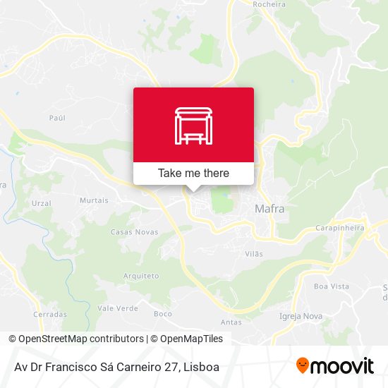Av Dr Francisco Sá Carneiro 27 map